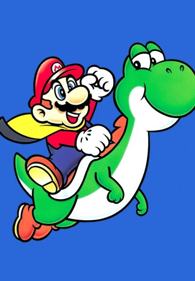 mario and yoshi mario and yoshi